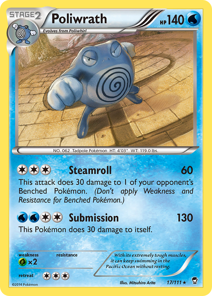 Furious Fists Holo Poliwrath #17/111